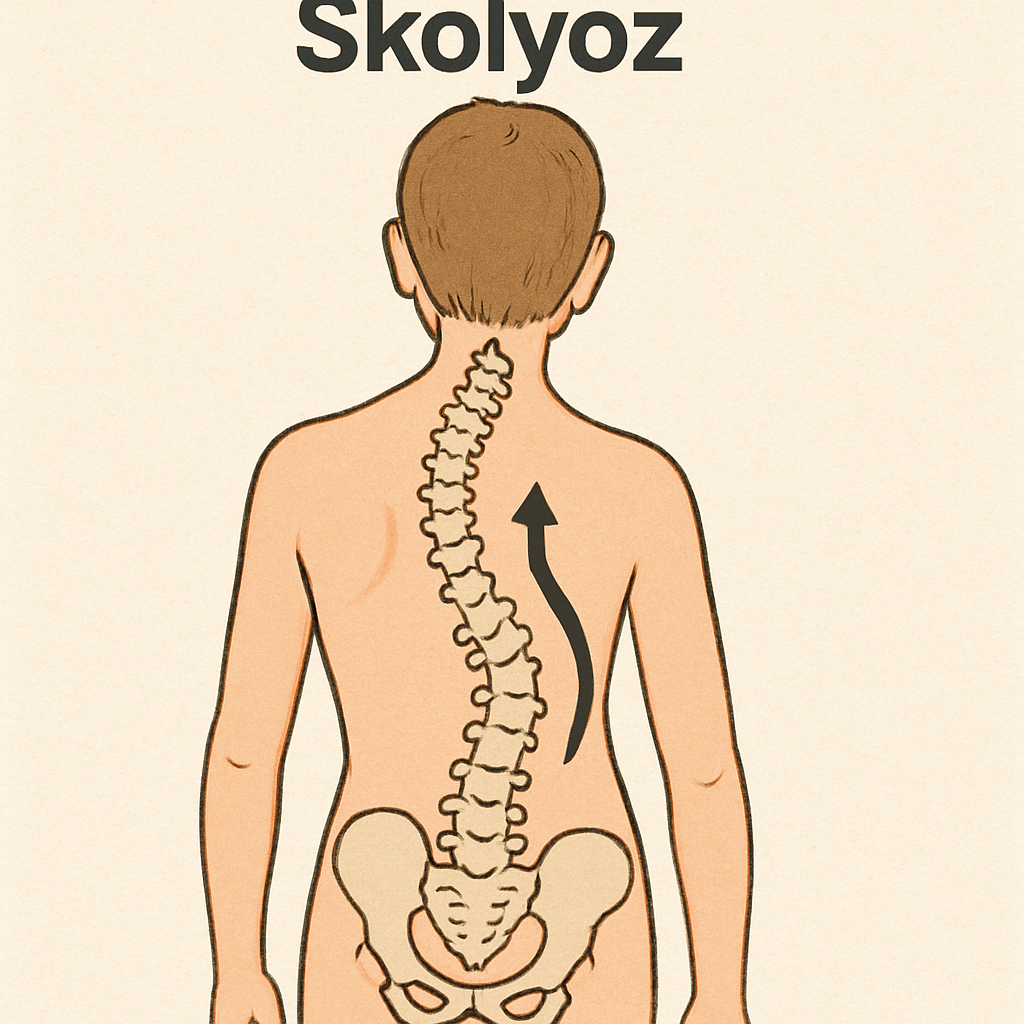 skolyoz omurga eğriliği