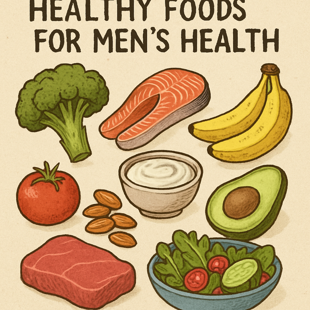 Healthy foods for men's health
