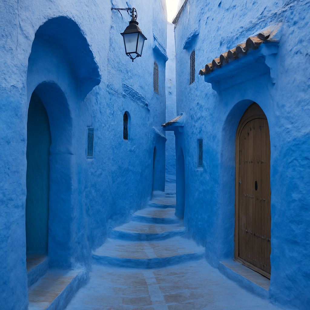 Callejones azules de Chefchaouen