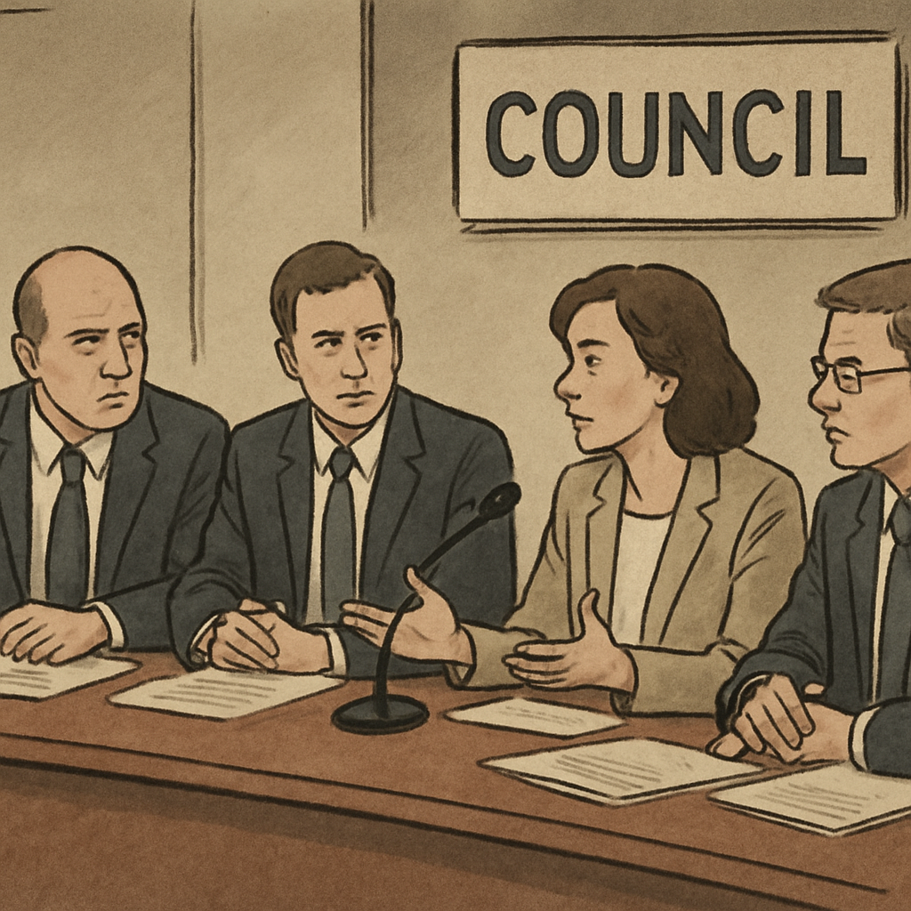 Council meeting discussion