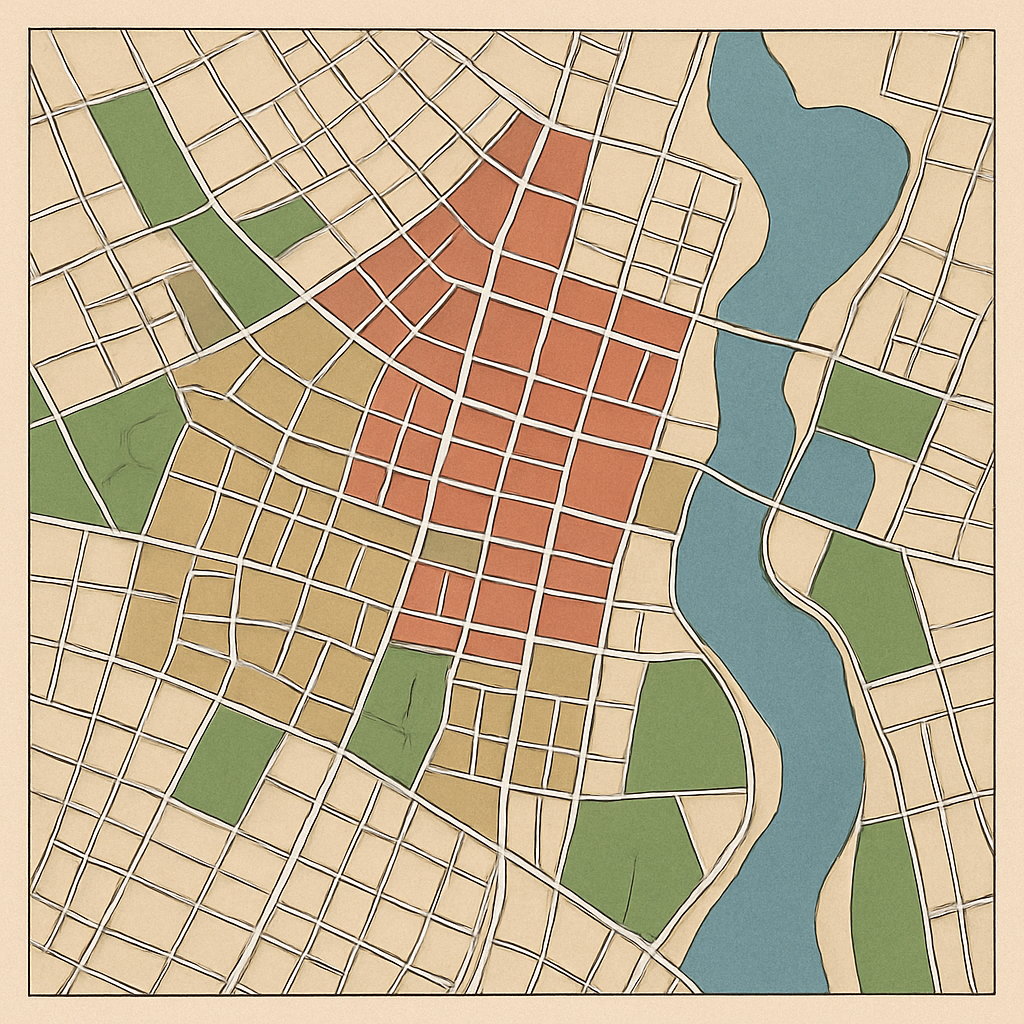 City planning map