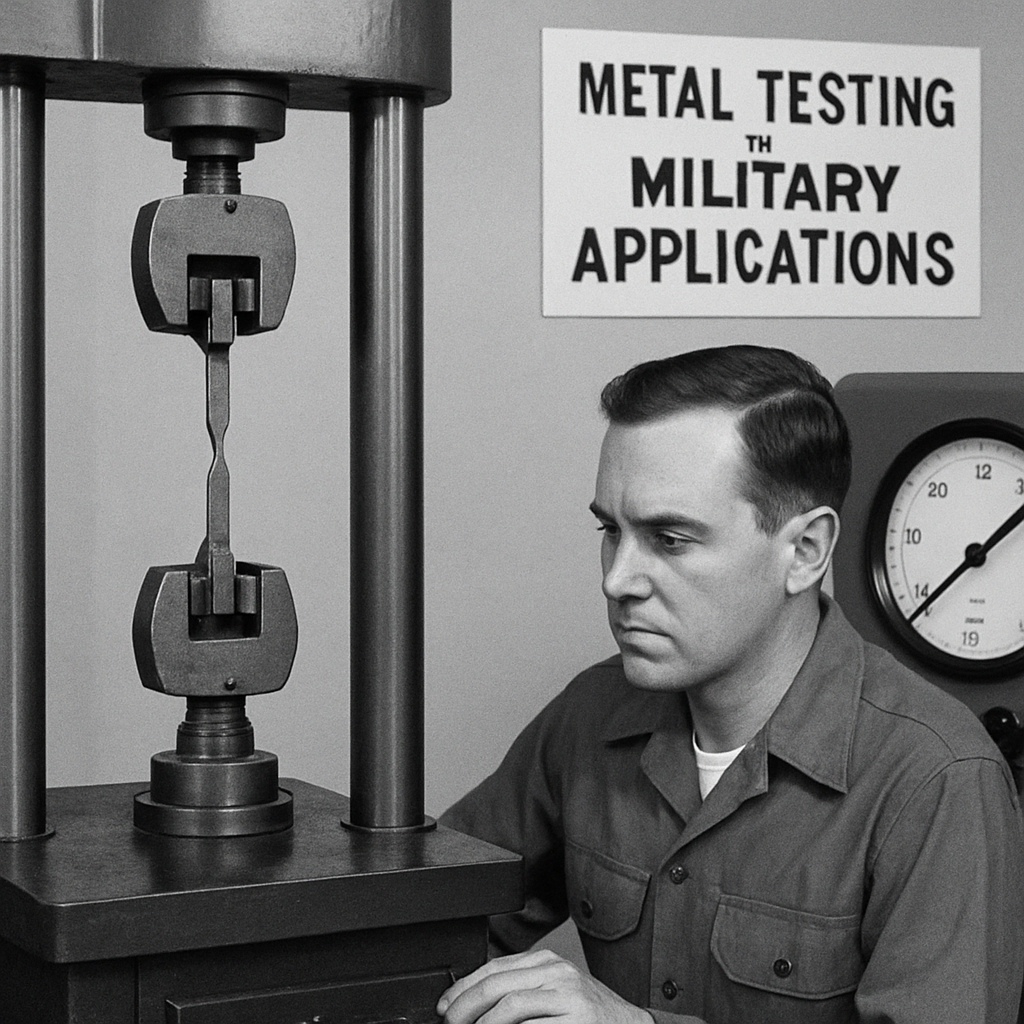 Metal testing for military applications