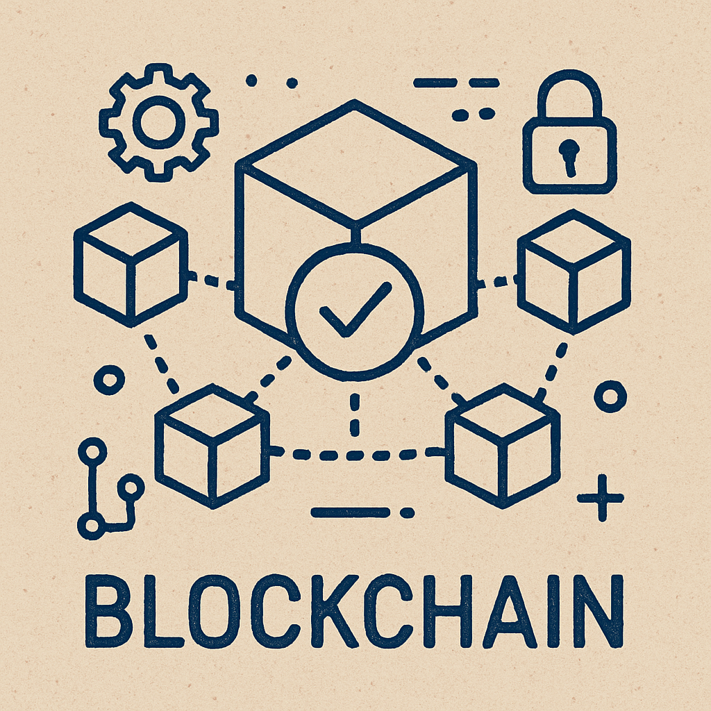 blockchain illustration