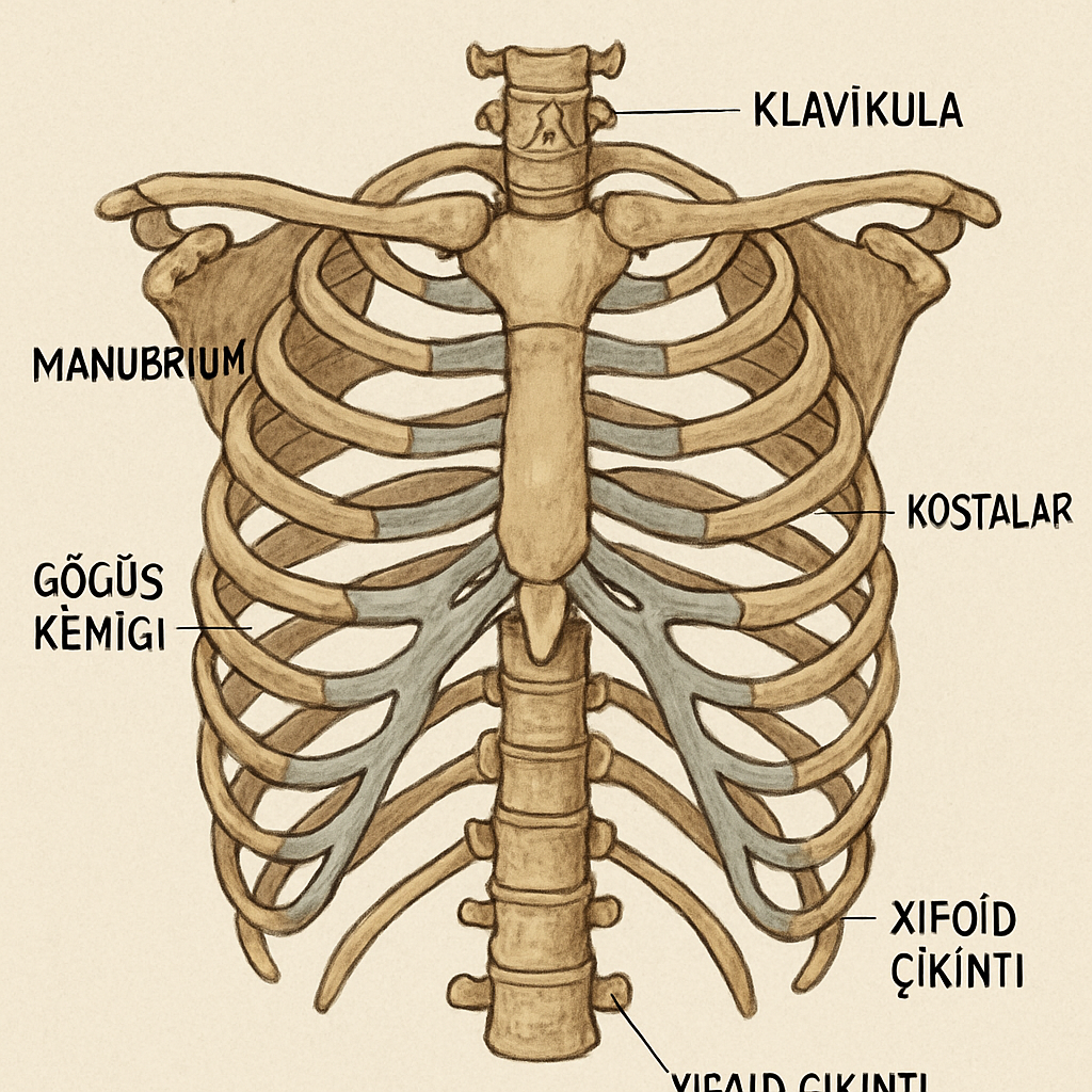 göğüs kafesi anatomisi