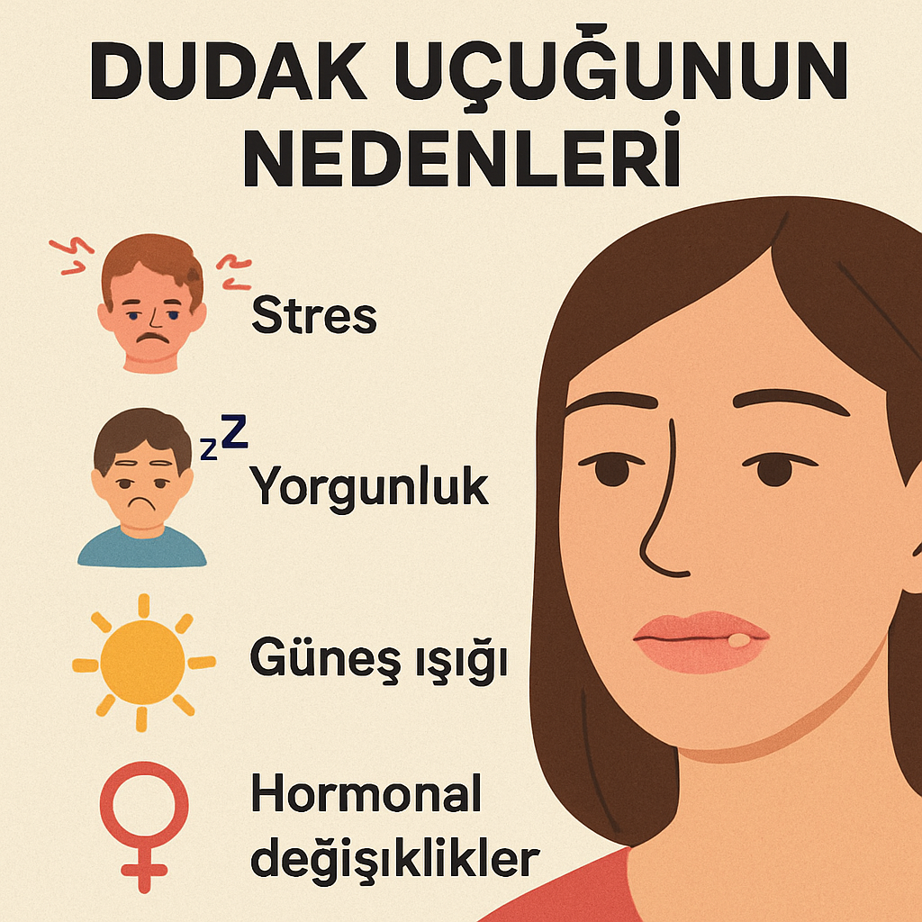 Dudak uçuğunun nedenleri