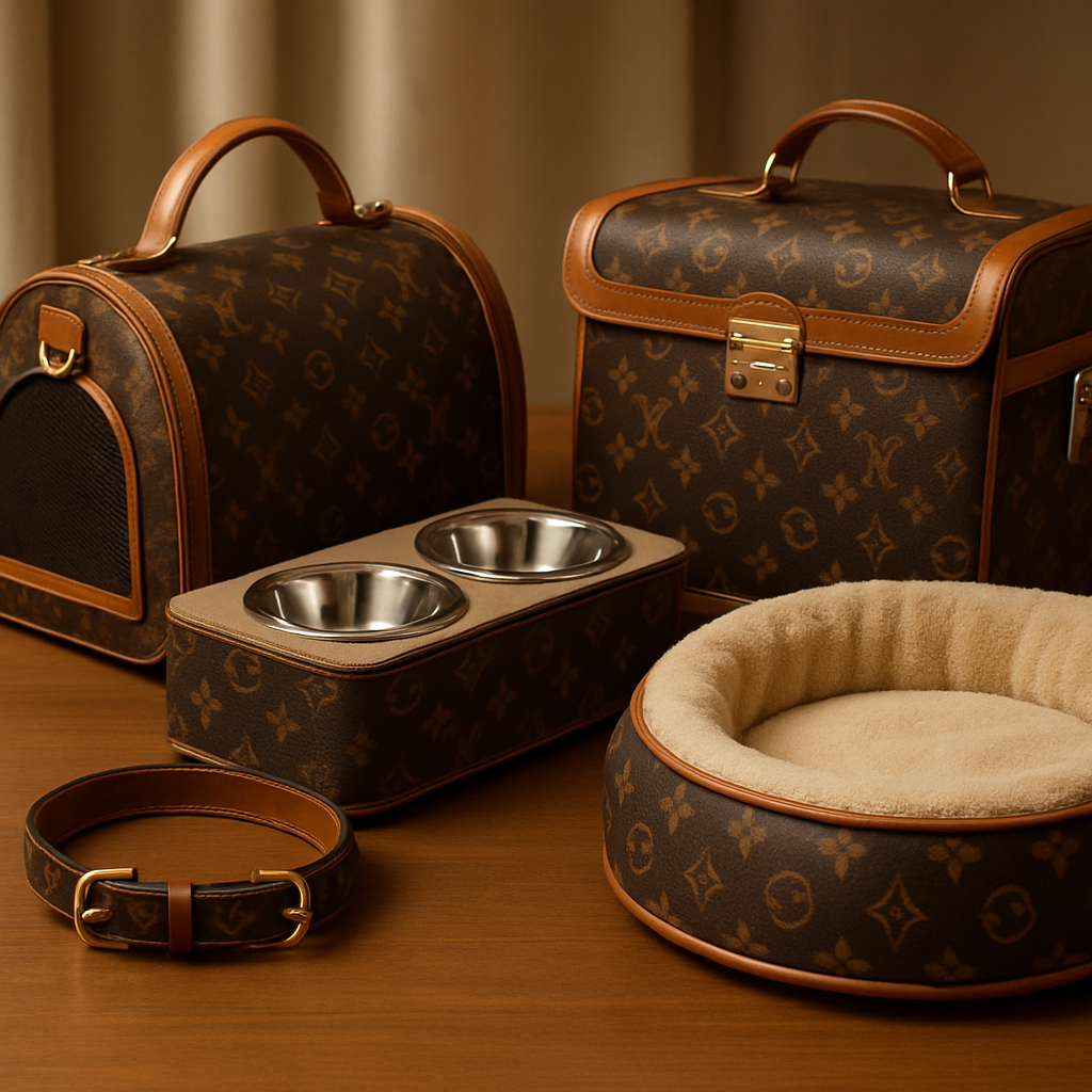 Luxury pet products showcase