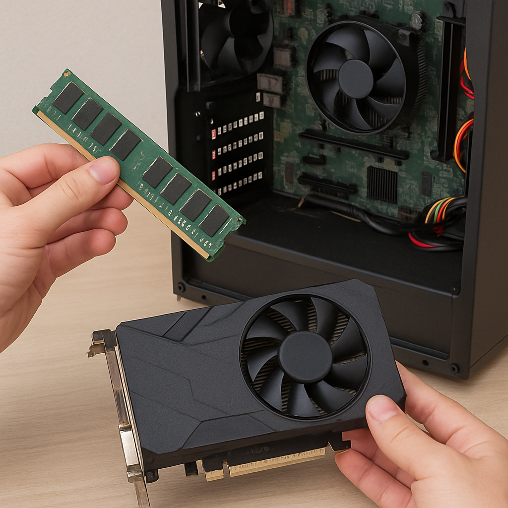 Upgrading computer hardware