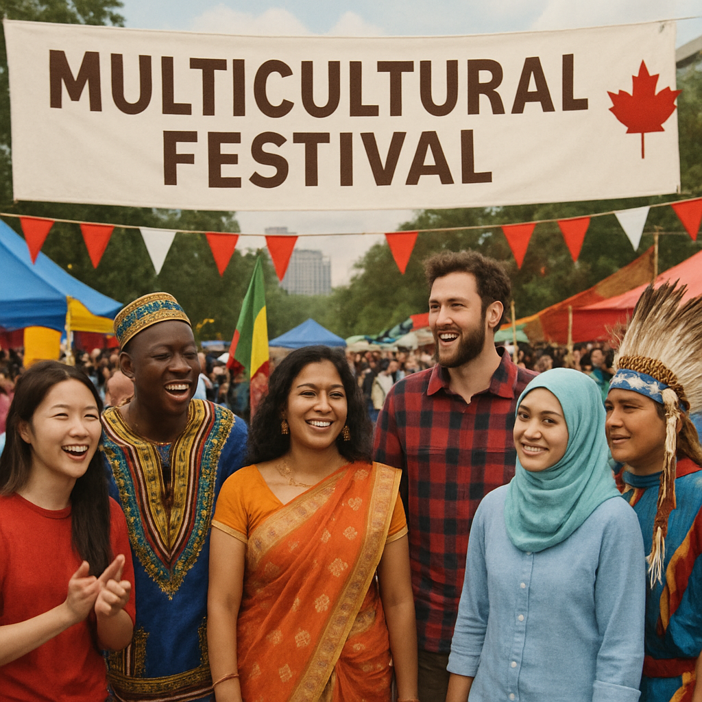 Multicultural festival in Canada
