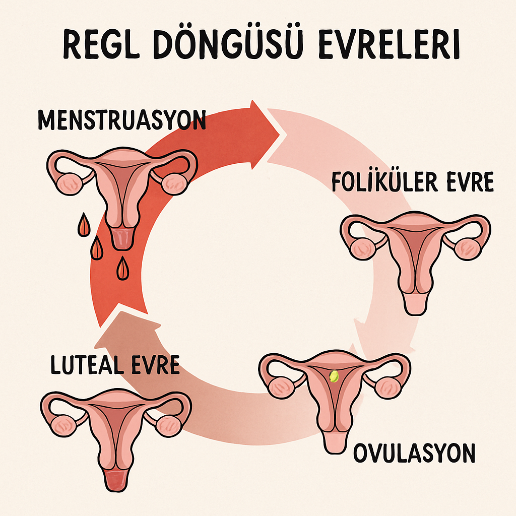 Regl döngüsü evreleri