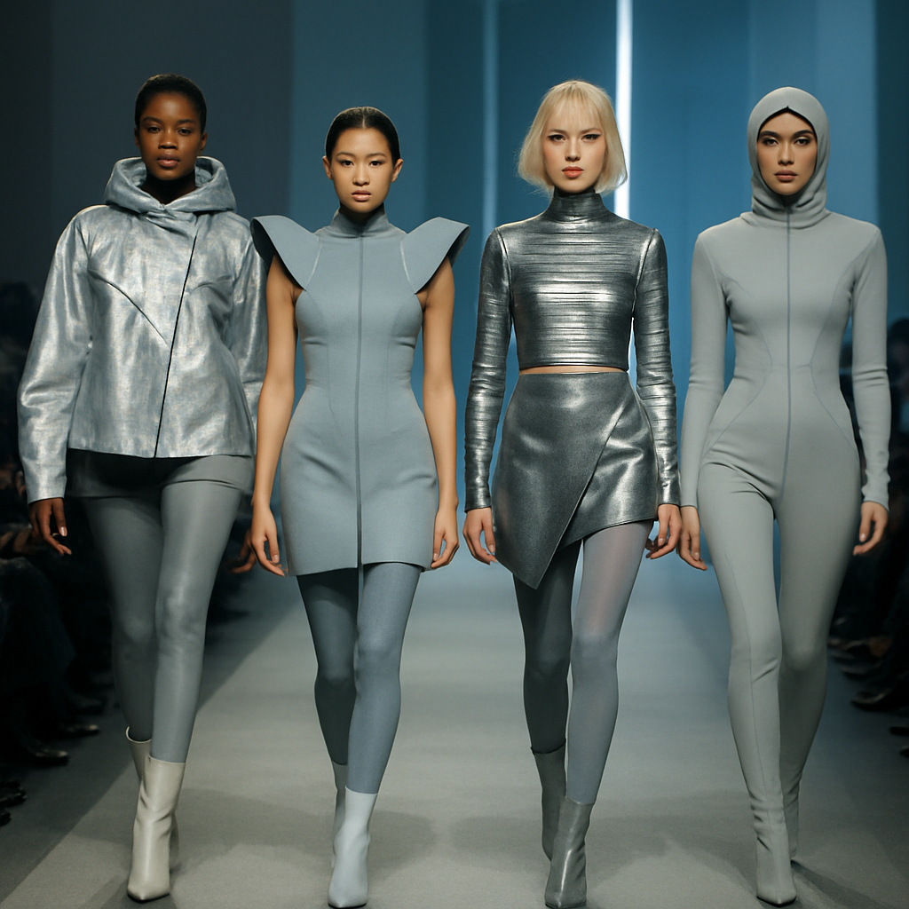 fashion runway showcasing future trends