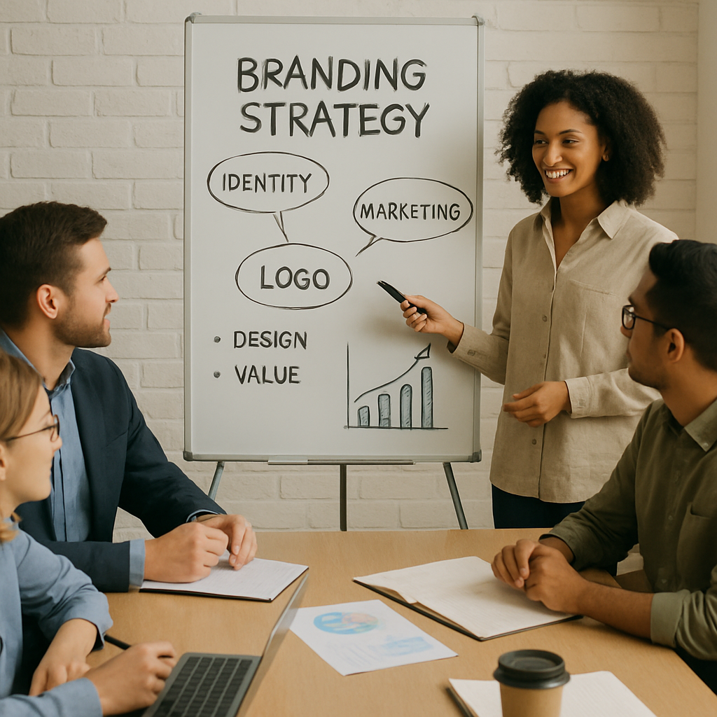 Branding strategy meeting