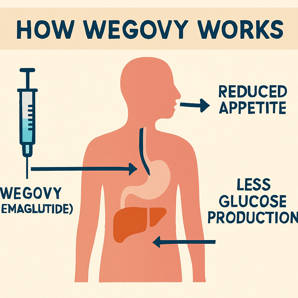 Diagram of How Wegovy Works