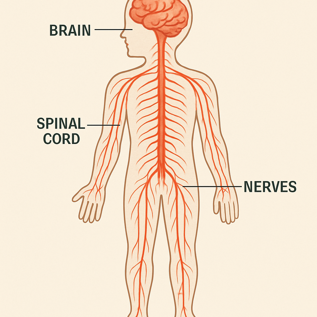 Nerve structure diagram