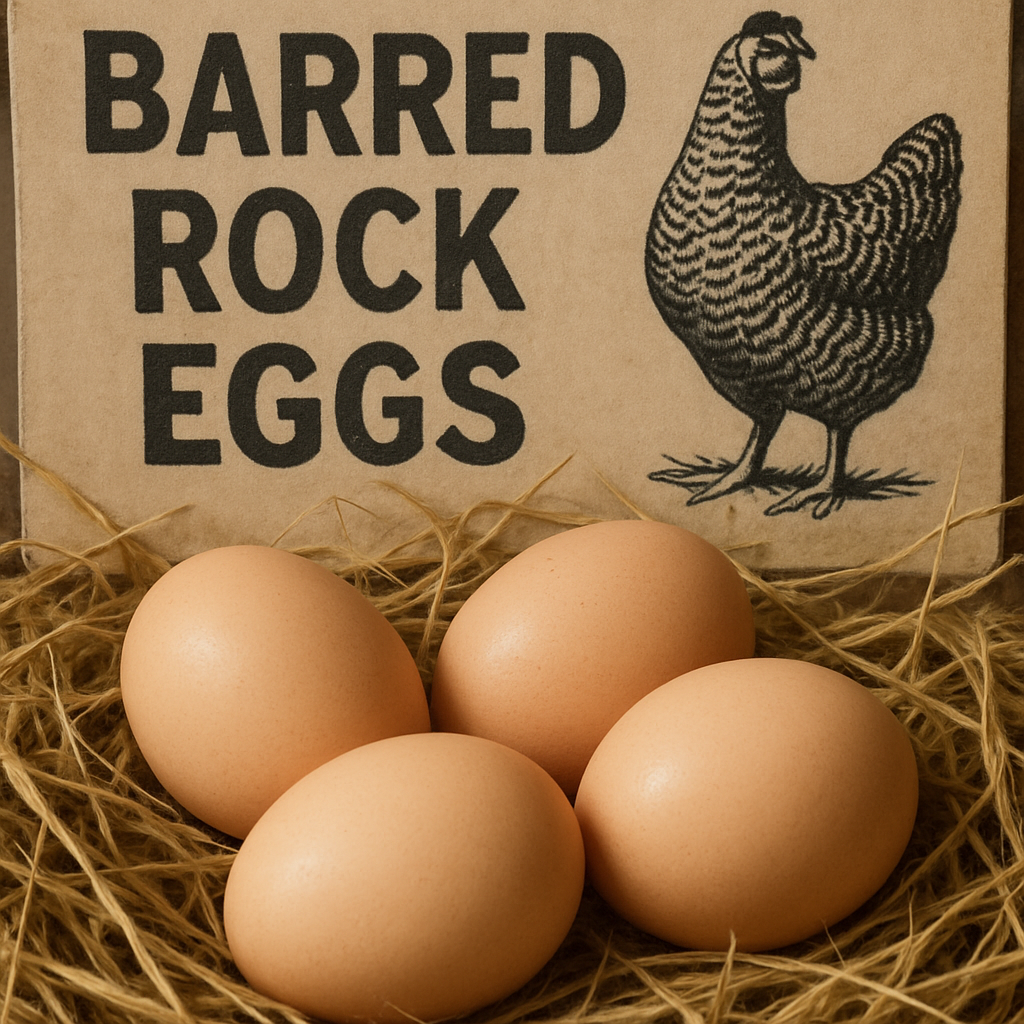Barred Rock Eggs