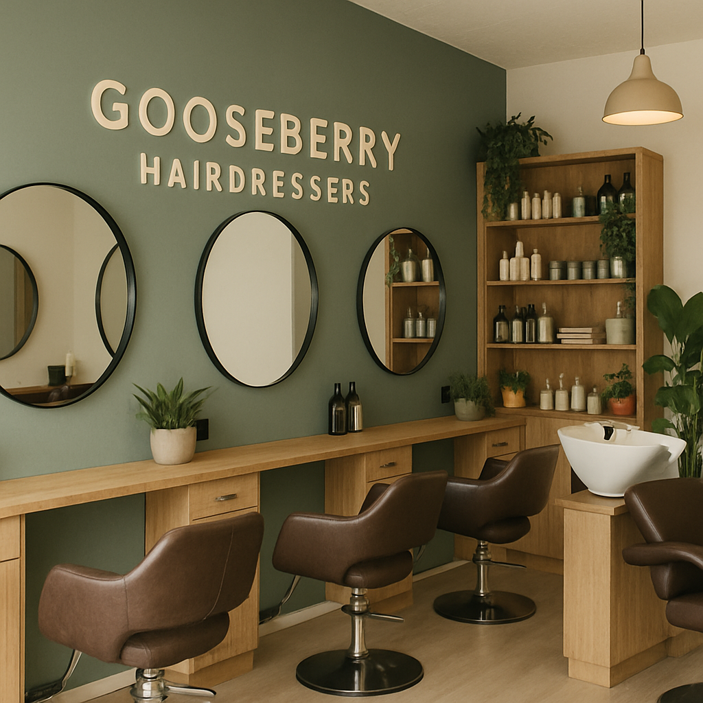 Interior of Gooseberry Hairdressers