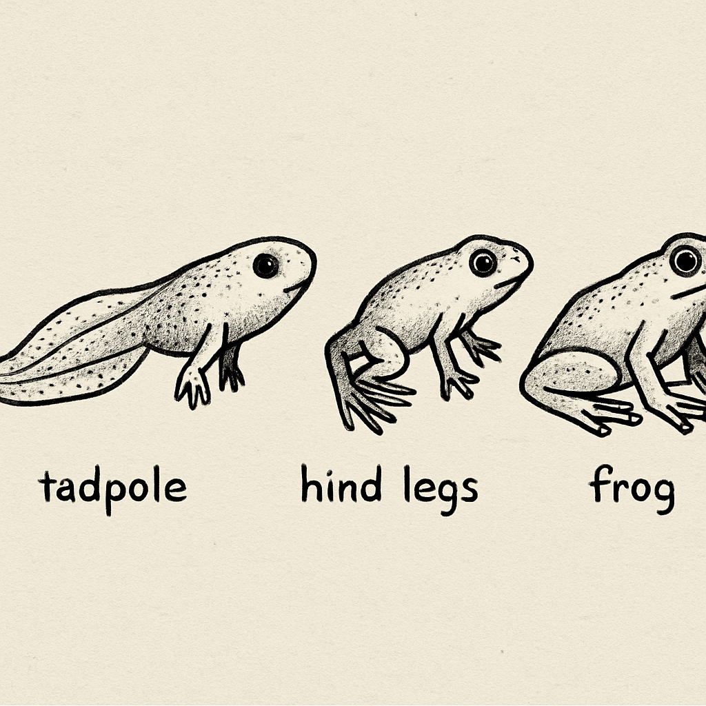 Tadpole transformation process