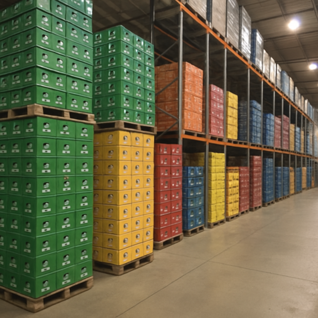 Beer distribution warehouse