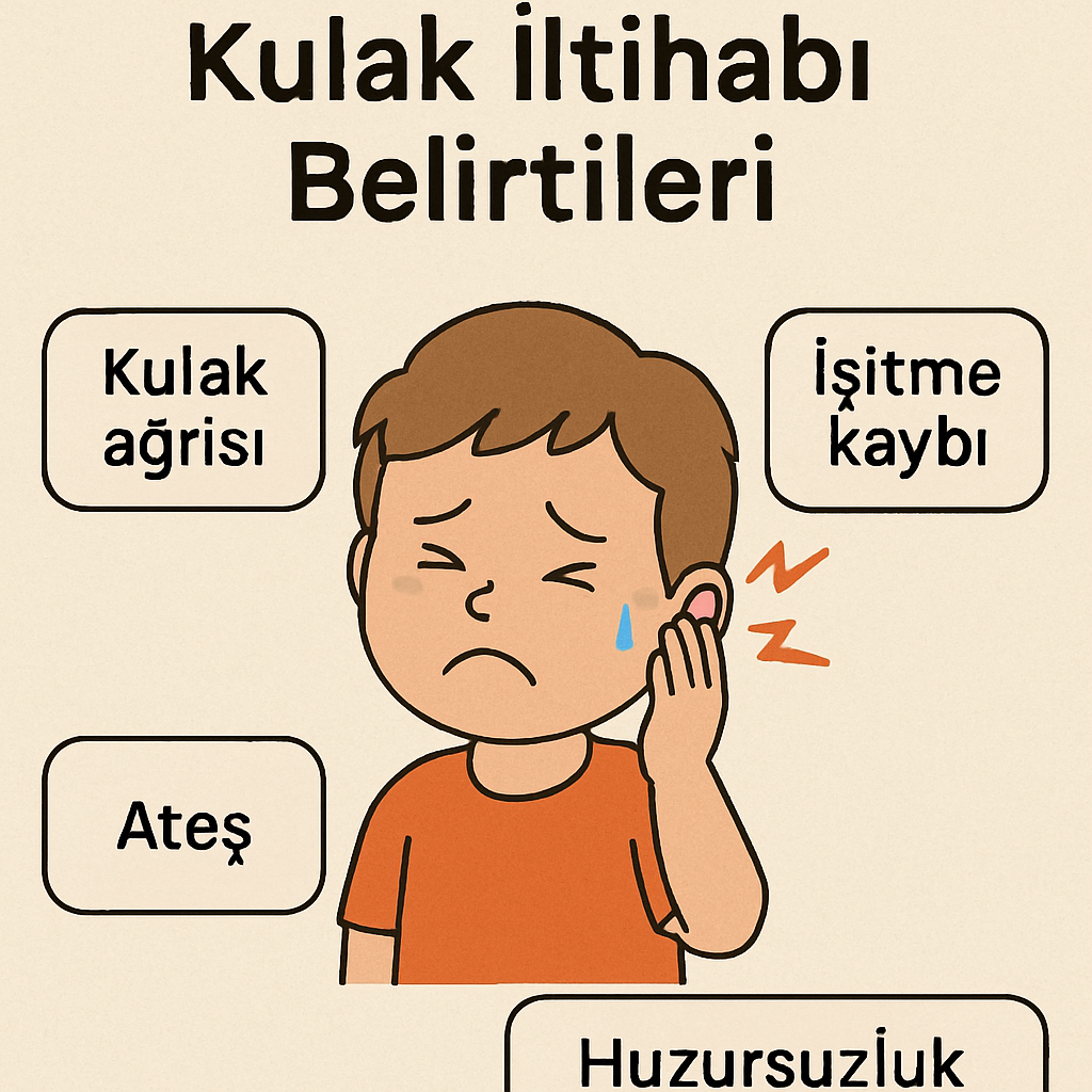 Çocuklarda kulak iltihabı belirtileri