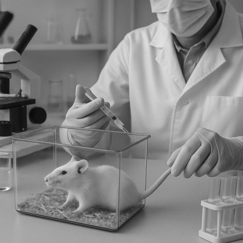 Animal testing in a laboratory setting