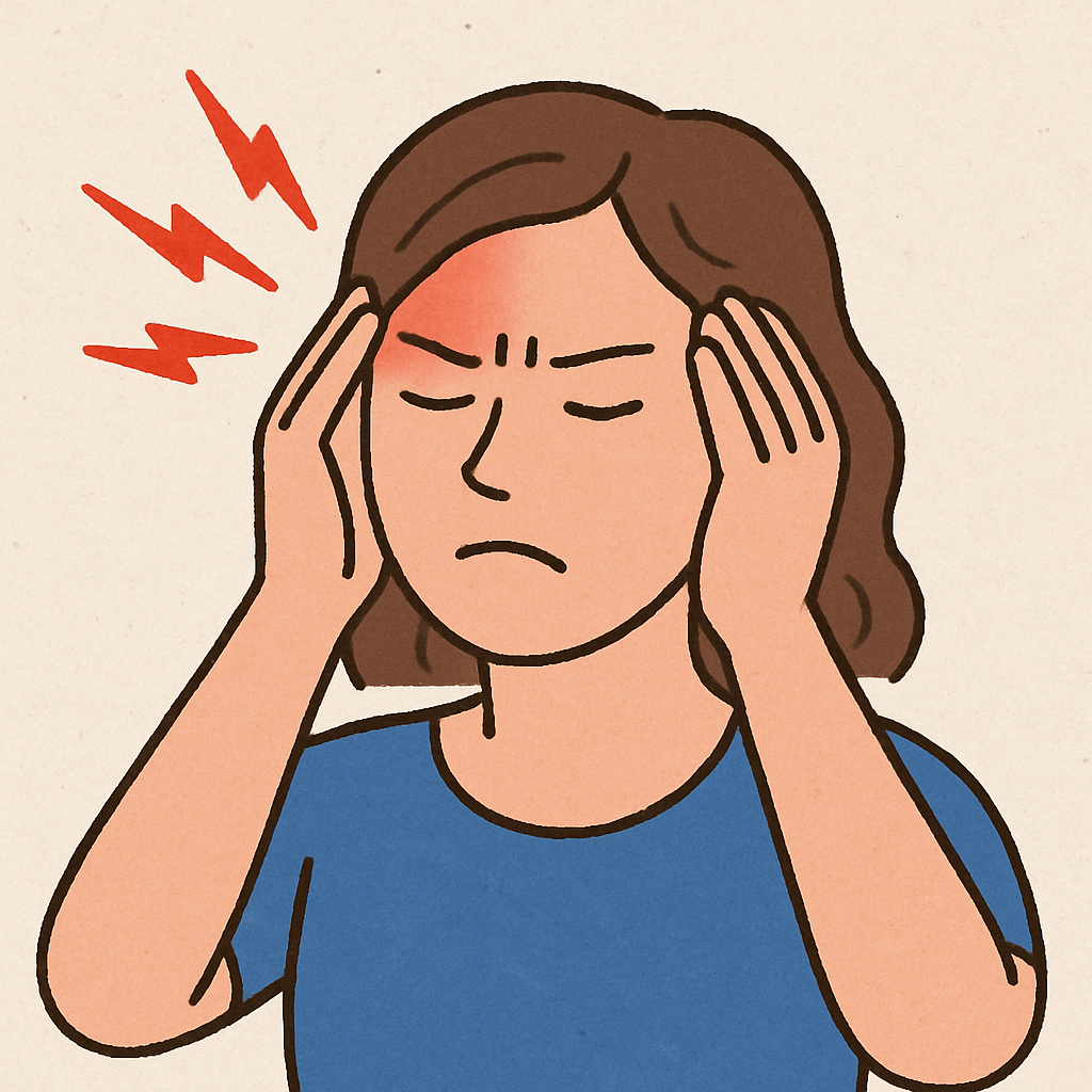 Migraine illustration