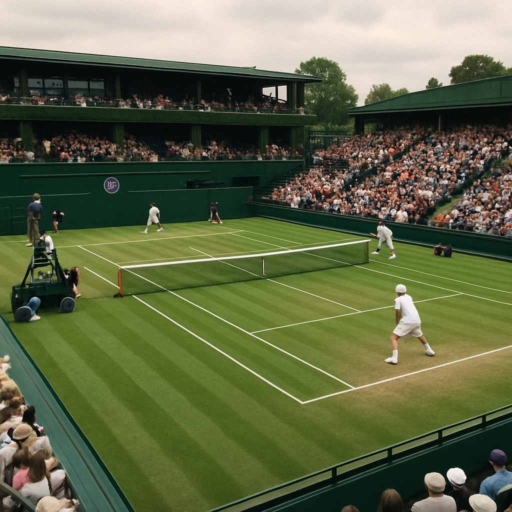 Wimbledon tennis court