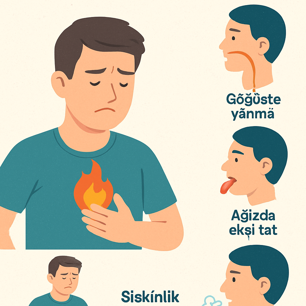 Mide ekşimesi belirtileri