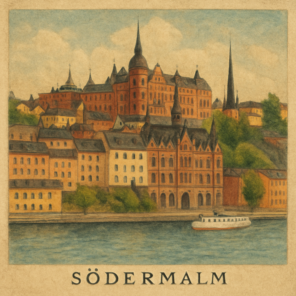 Södermalm district view