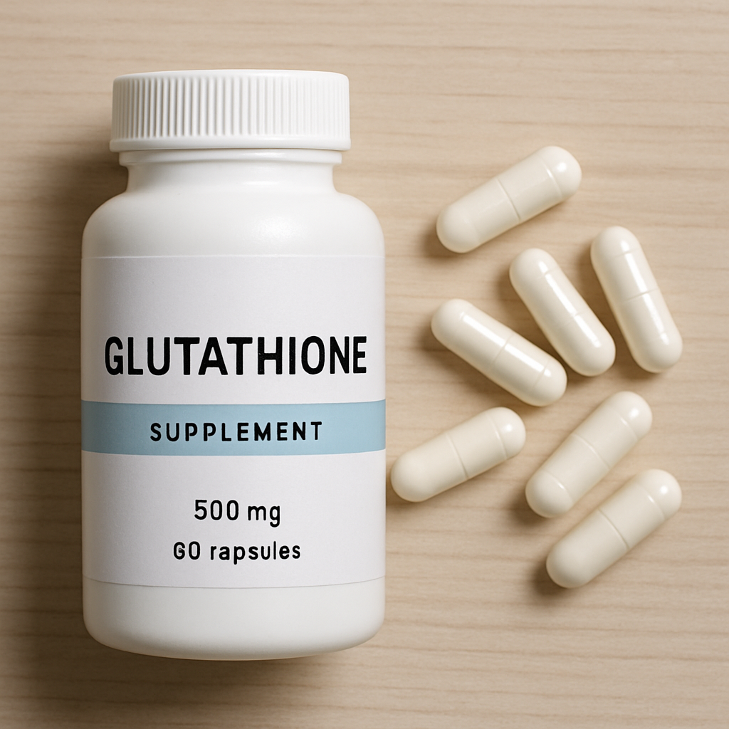 Glutathione supplement capsules