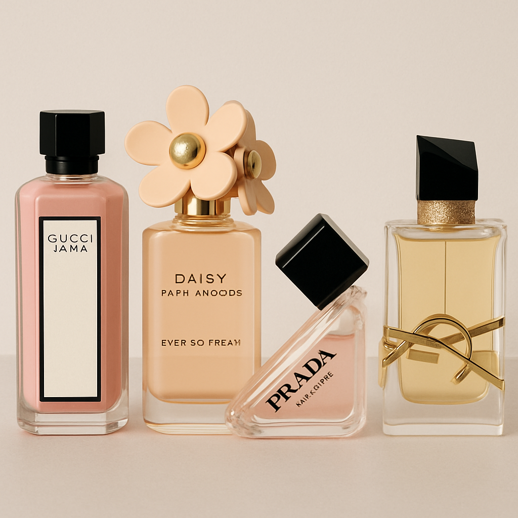 Collection of latest perfumes for women