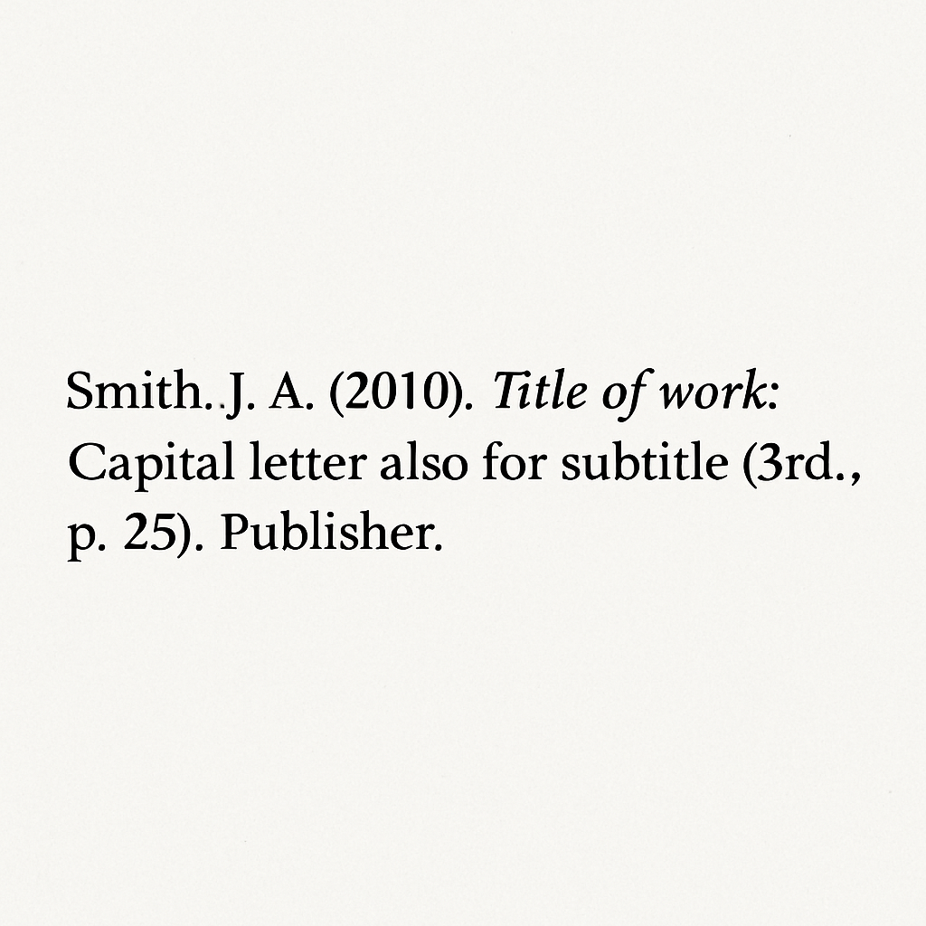 APA style guide example