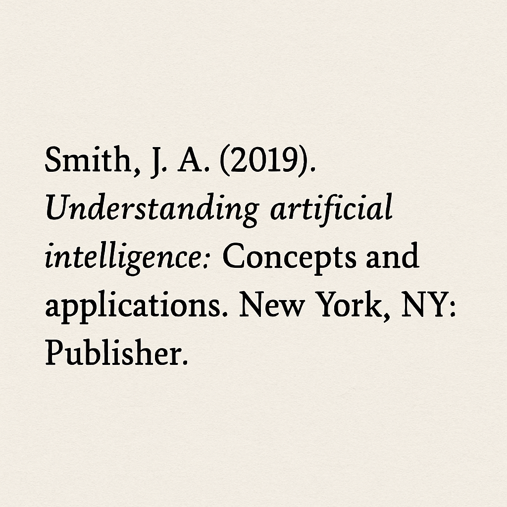 APA book citation example