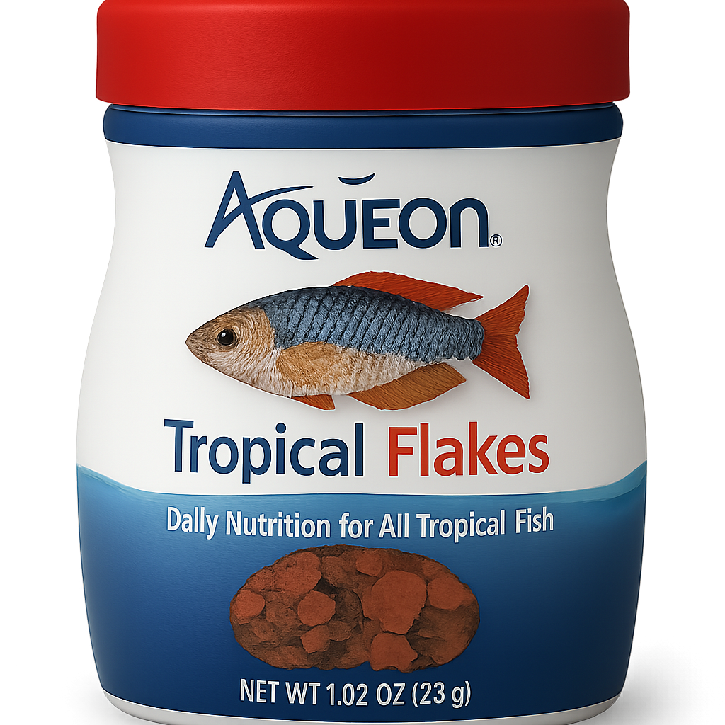 Aqueon fish flakes packaging