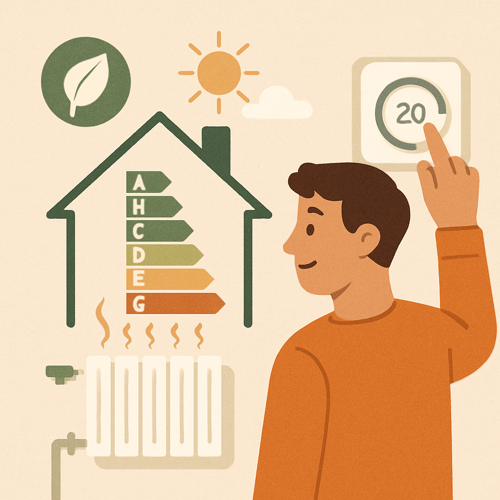 Energy-efficient home heating