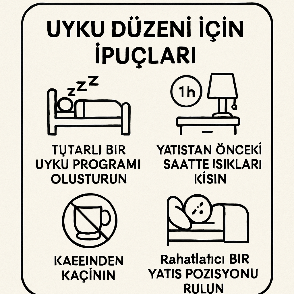 Uyku düzeni için ipuçları