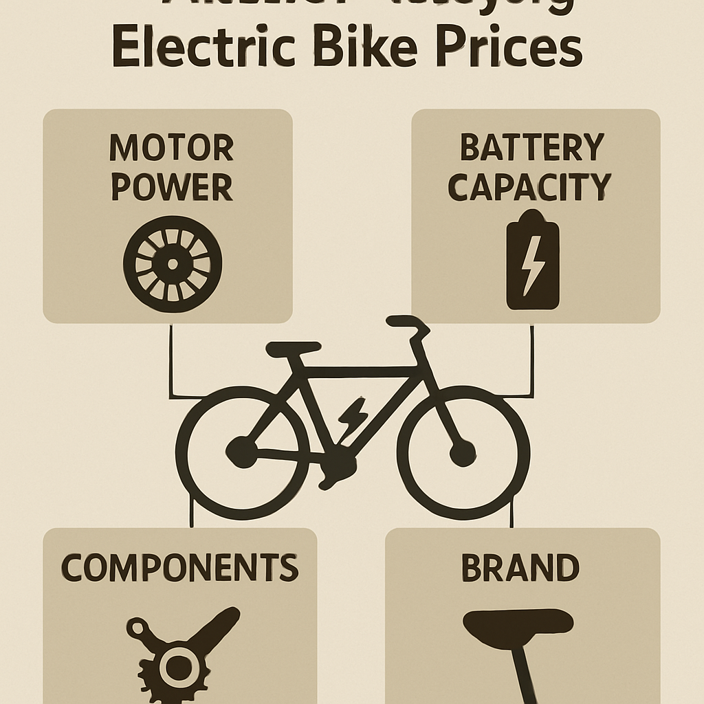 Factors affecting electric bike prices