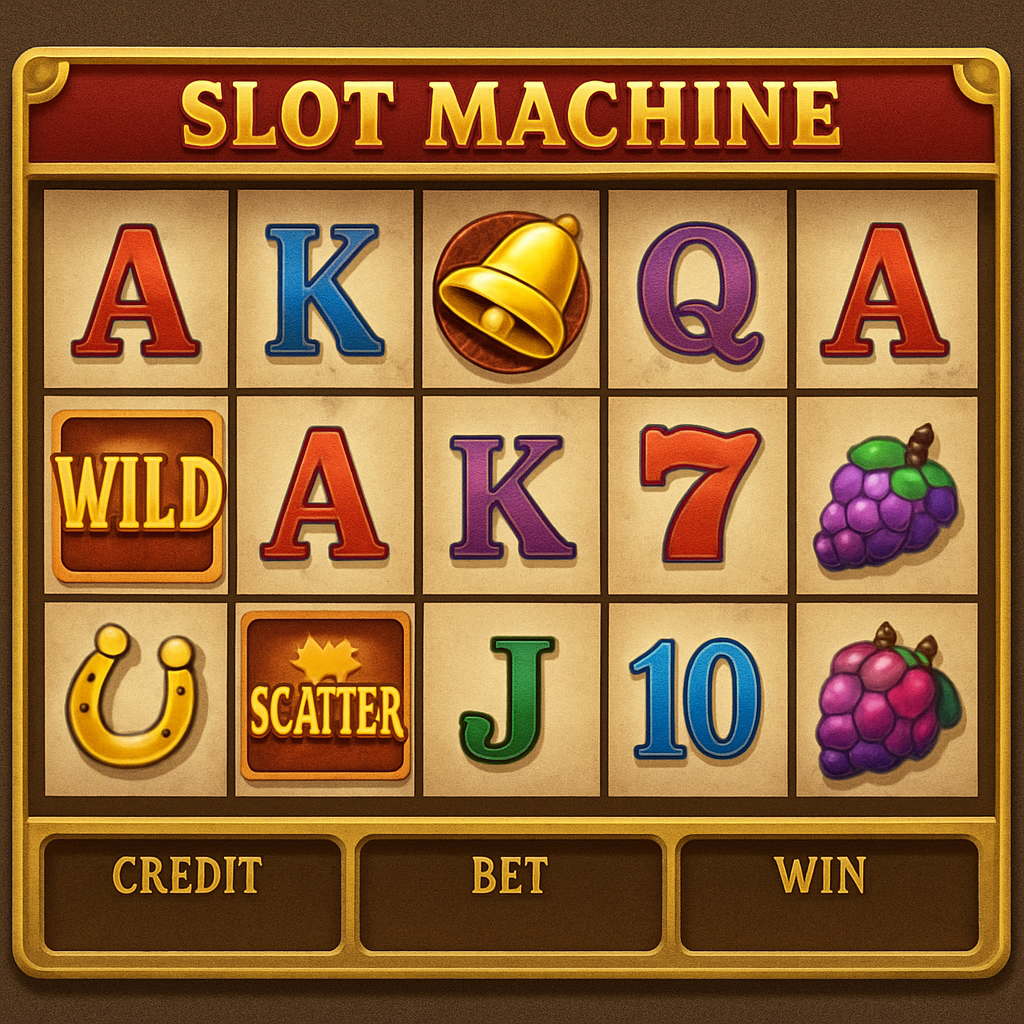 Slot makinesi ekranı