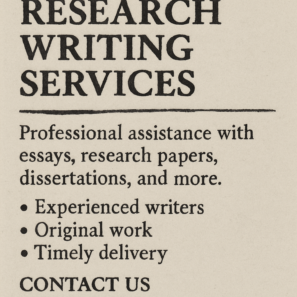 Researching writing services