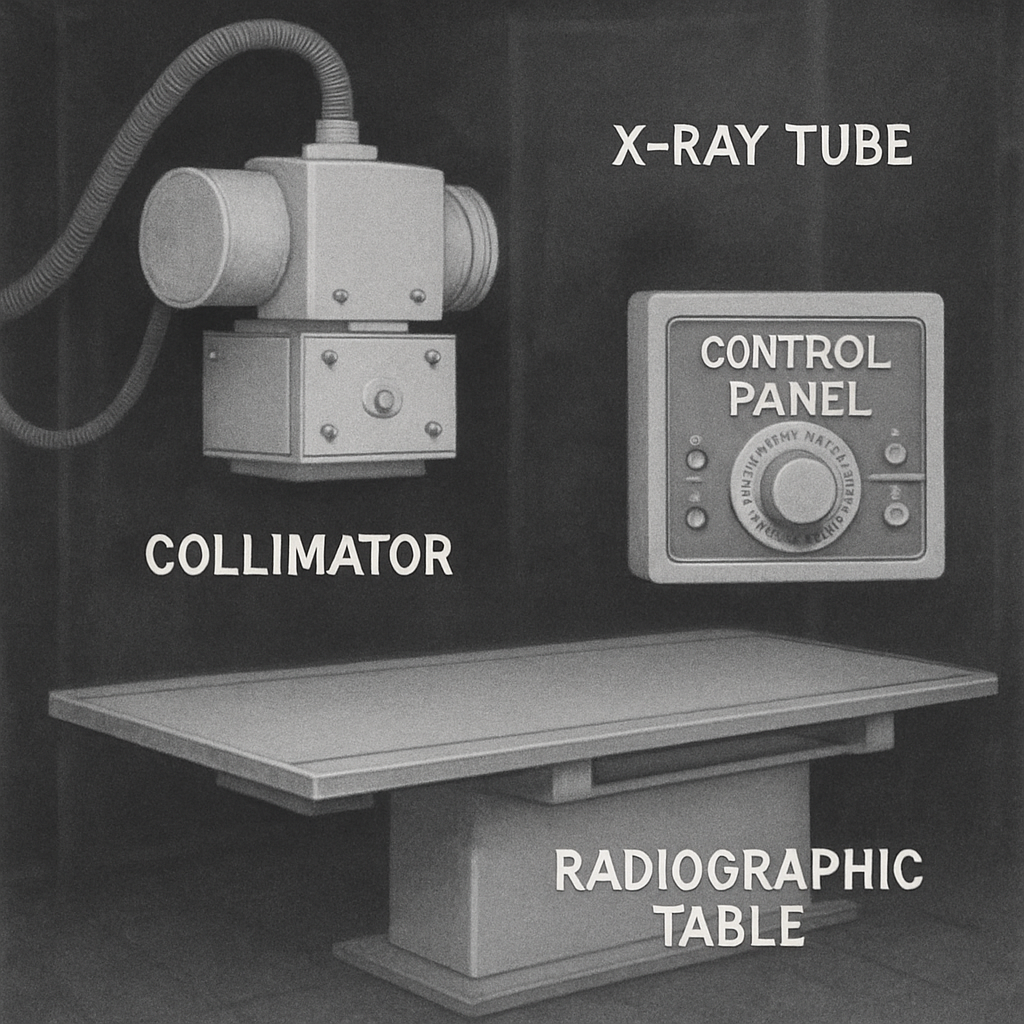 Traditional X-Ray Machine components