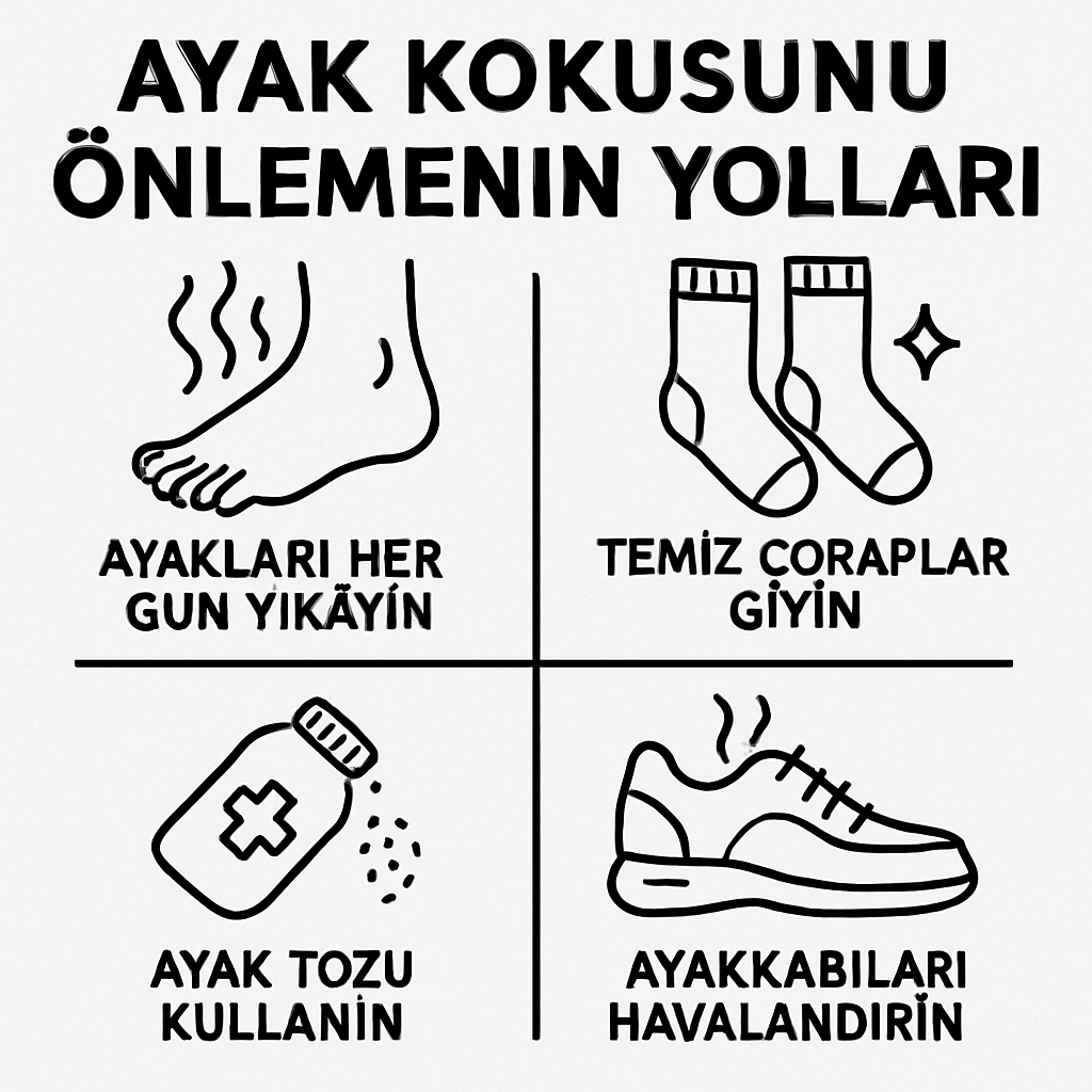 Ayak Kokusunu Önlemenin Yolları