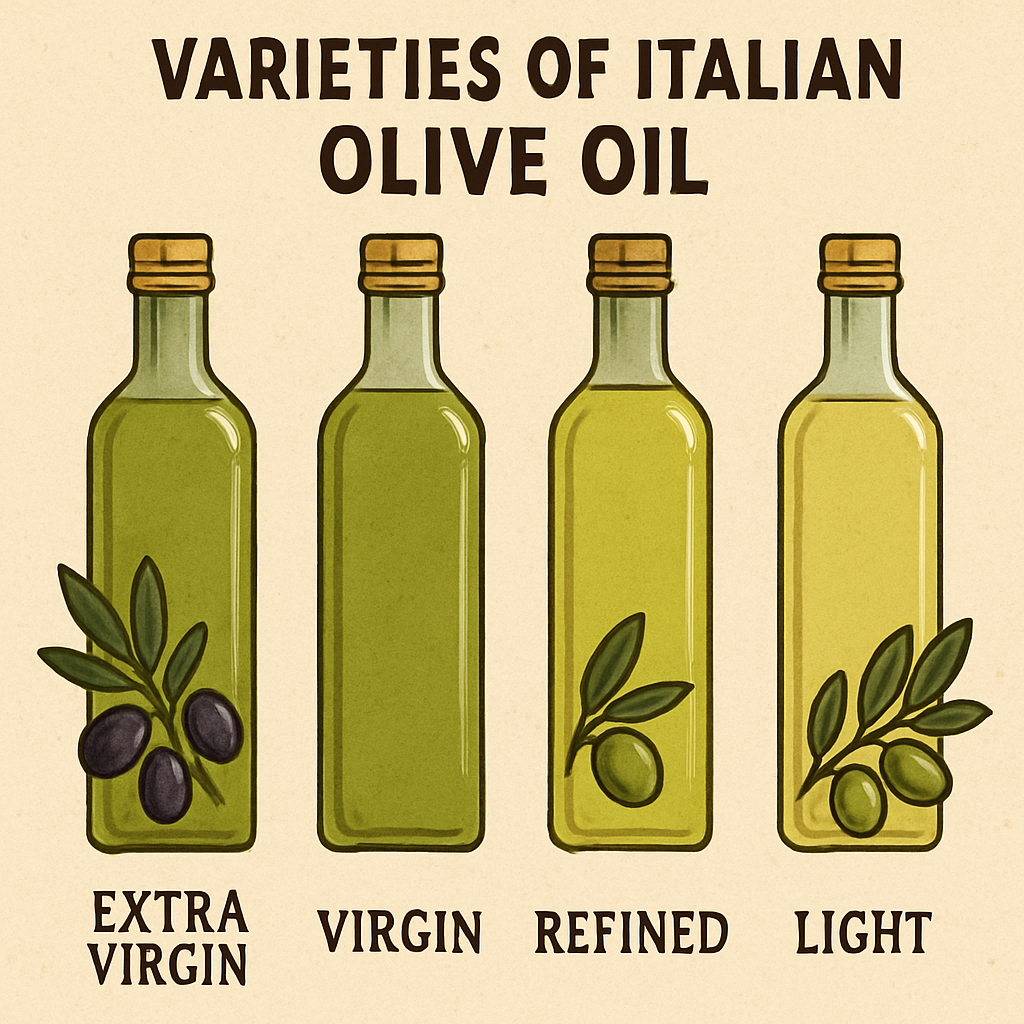 Varieties of Italian Olive Oil