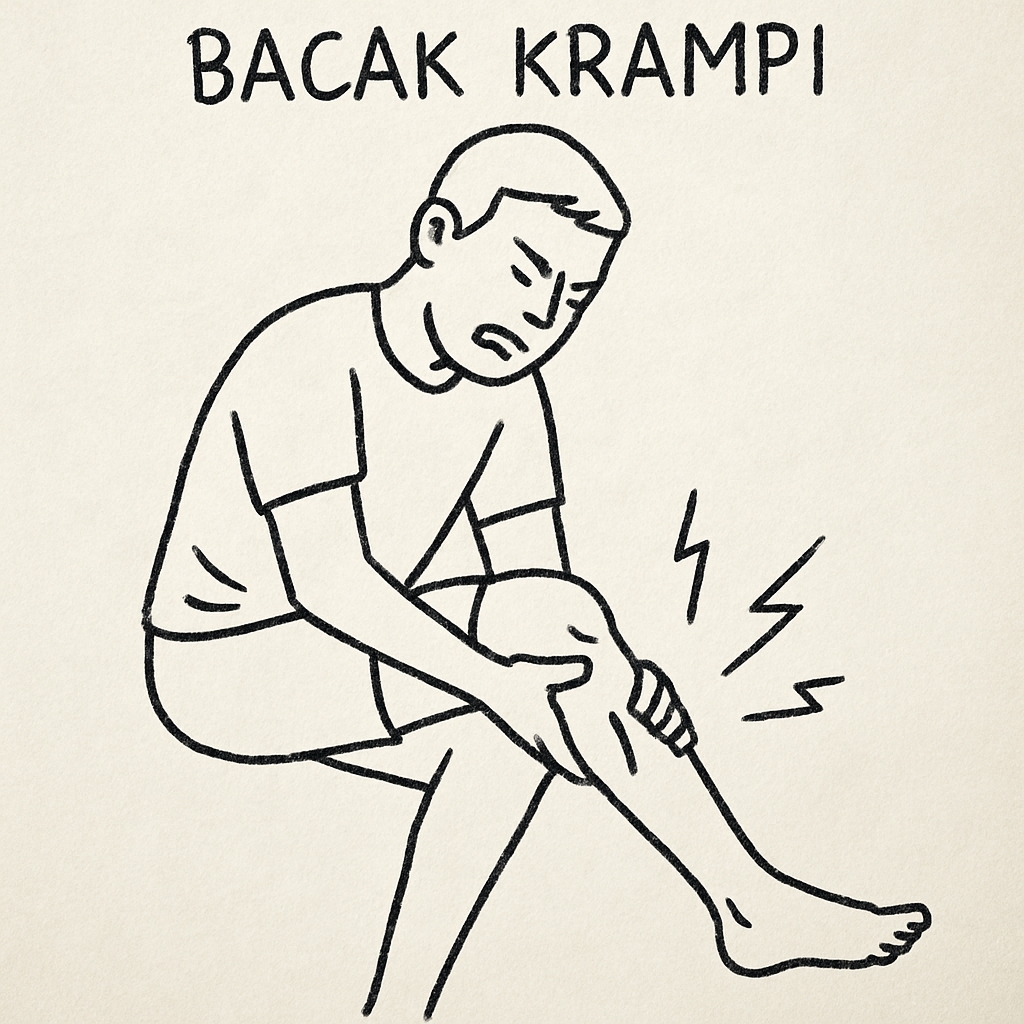 Bacak krampı çizimi