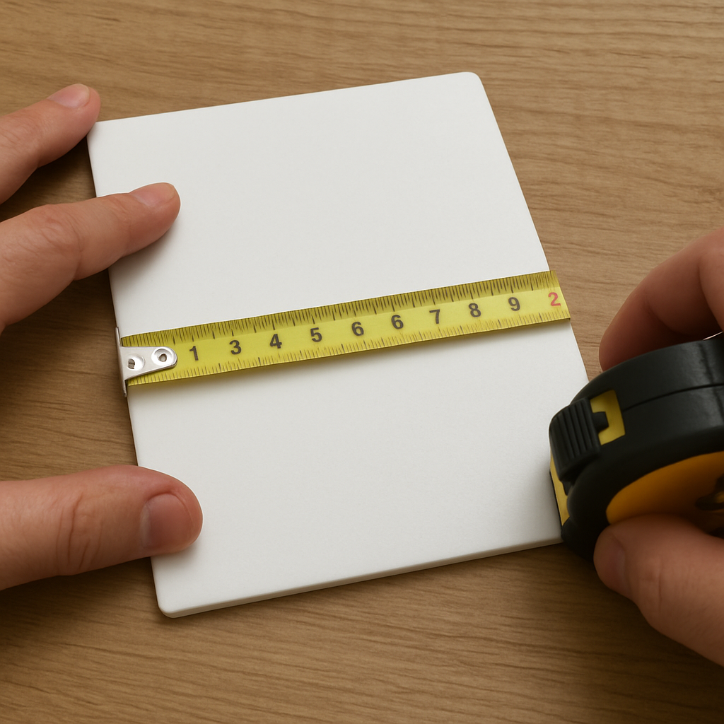 Measuring PTFE sheet