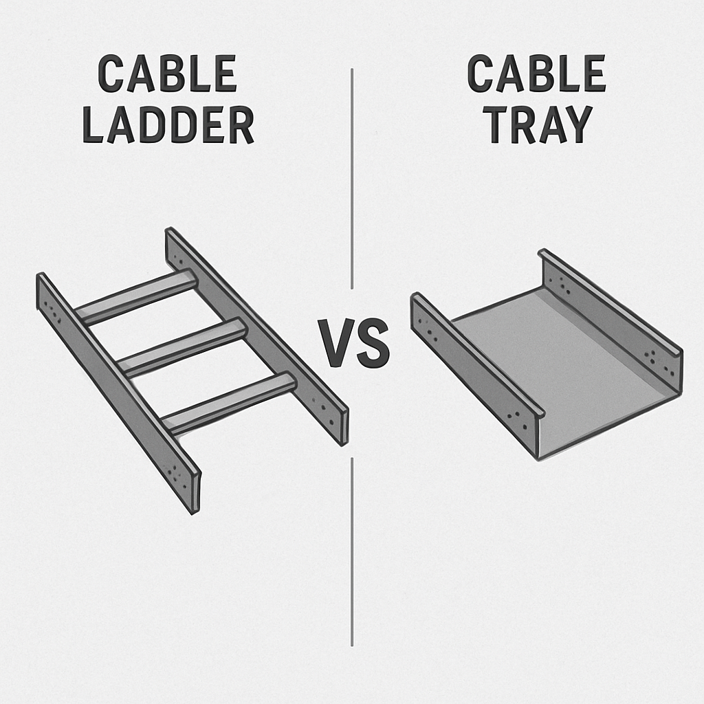 Cable ladder and tray comparison