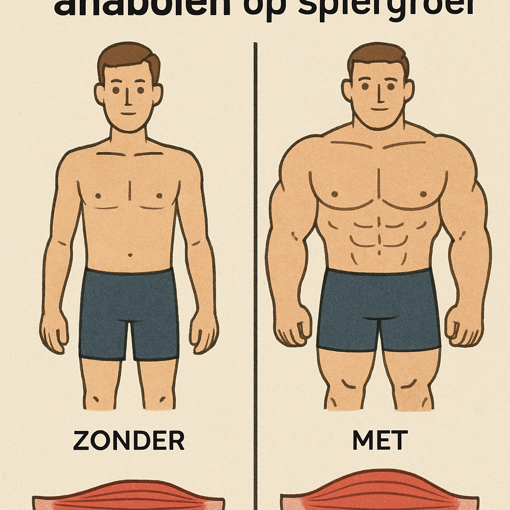 Effecten van anabolen op spiergroei