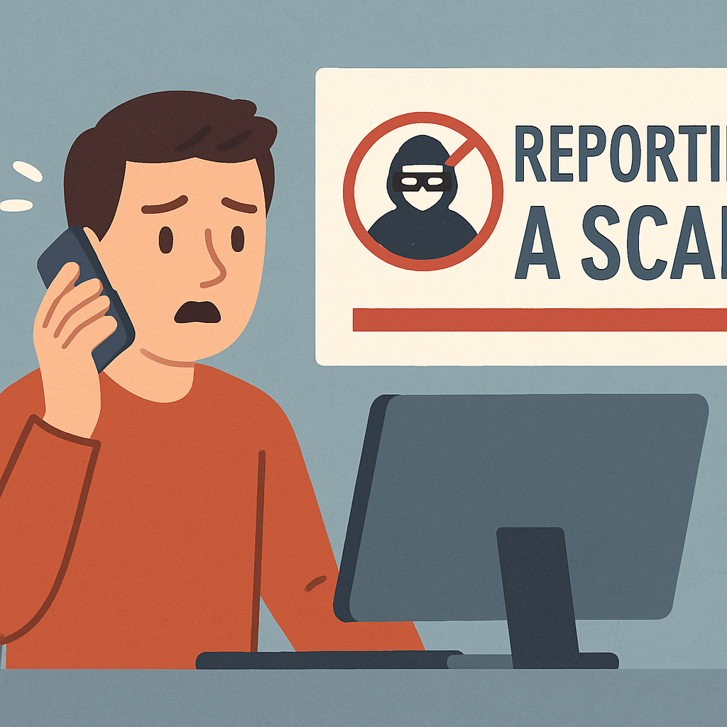 reporting a scam