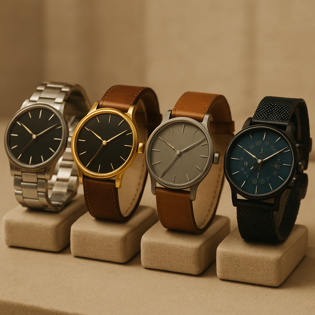 Stylish Watches on Display