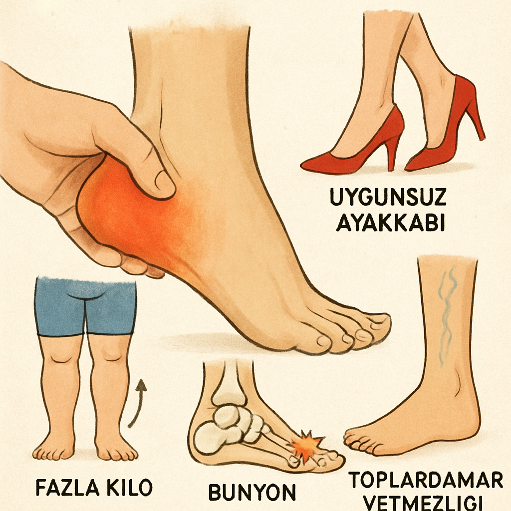 Ayak ağrısı nedenleri