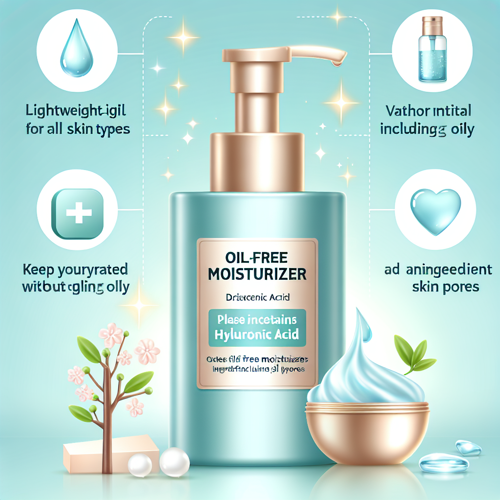 Lightweight Moisturizing
Moisturizing is vital even for oily skin. Lightweight, oil-free moisturizers keep skin hydrated without clogging pores. Look for products with hyaluronic acid for added moisture.