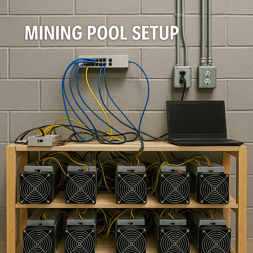 Mining pool setup