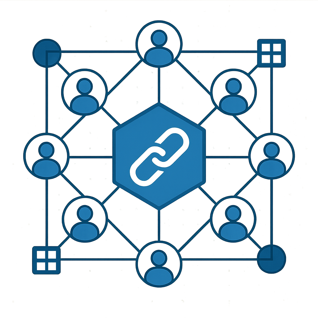 Blockchain network diagram